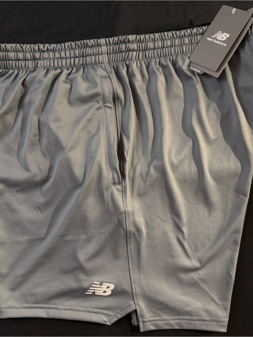 “NWT” New Balance Men’s Activate Tech Shorts (GunMetal) - Size XL (TMMS763) - Picture 13 of 16